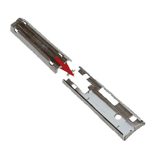 Support Fixation GLISSIERE En INOX Pour BLOC Ou ACCUS